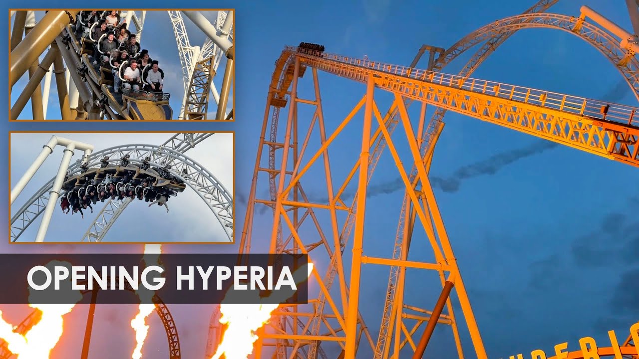 Hoogste en snelste achtbaan van Engeland geopend (Thorpe Park: Hyperia - Mack Rides, 2024)