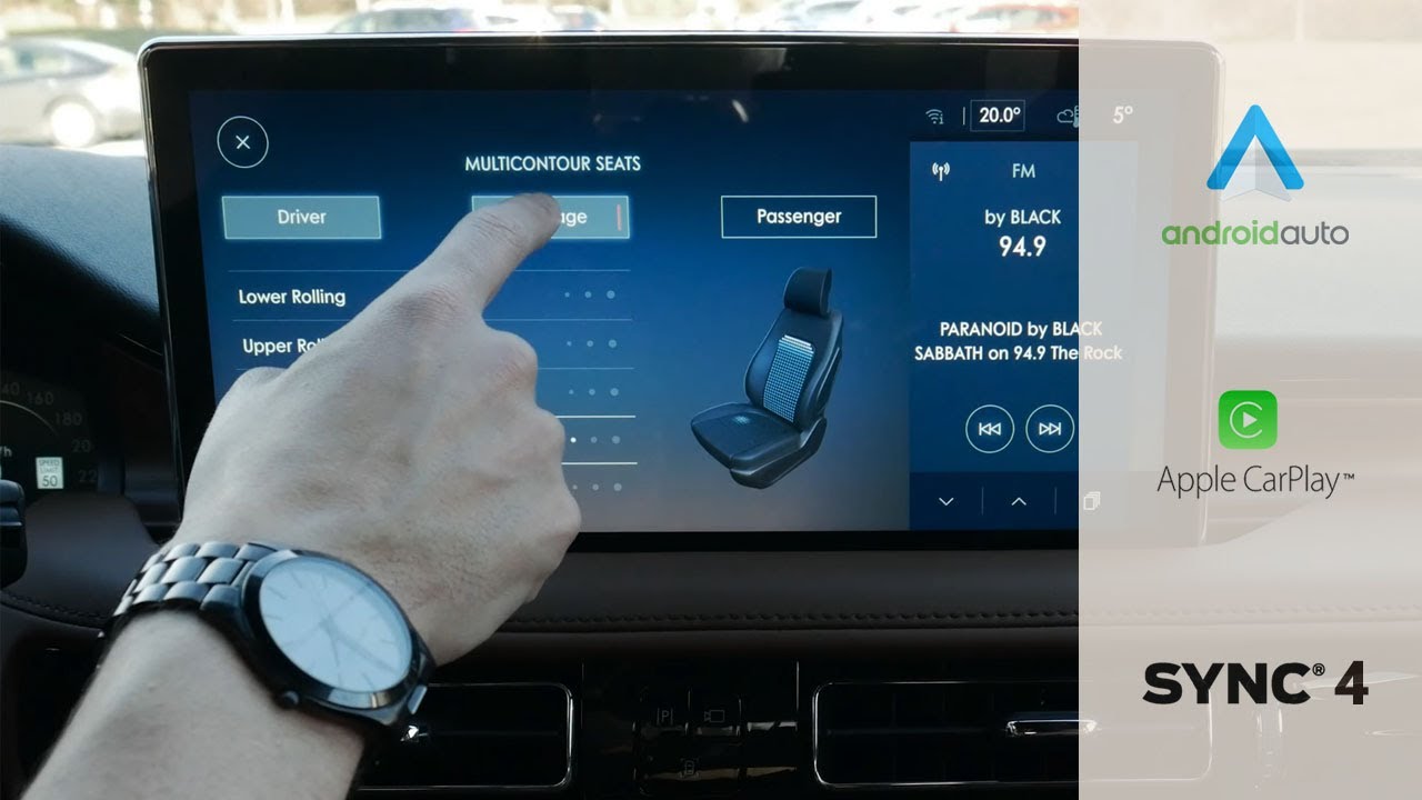 Lincoln Nautilus Sync4 (2022 - 2023) | Настройка телефона, использование навигации и многое другое!