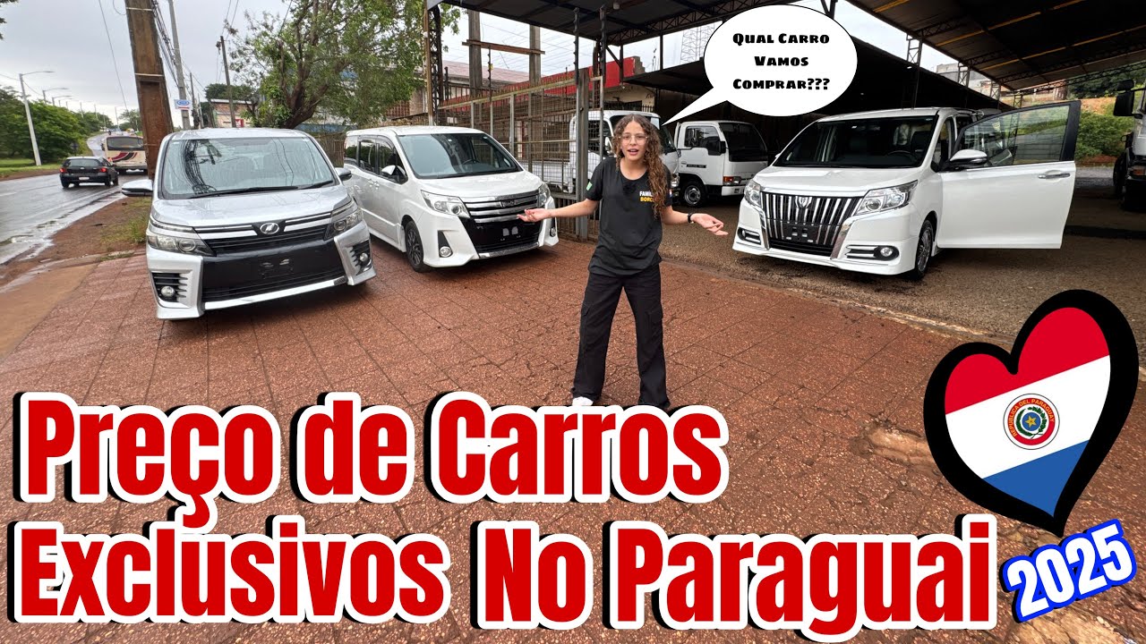 Preço de Carros (Minivan) no Paraguai!    #paraguai #carros #2025 