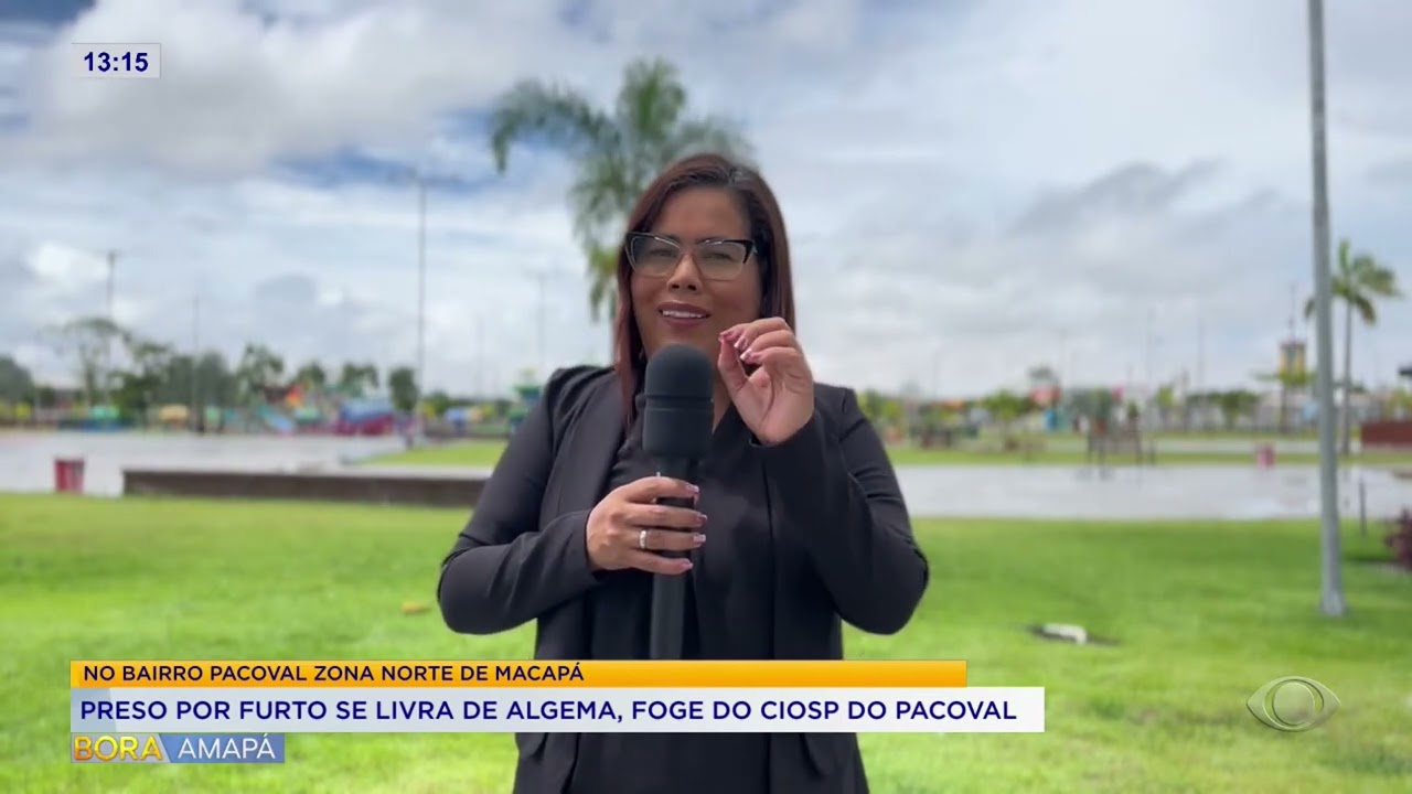 Preso por furto se livra de algema e foge do CIOSP do Pacoval