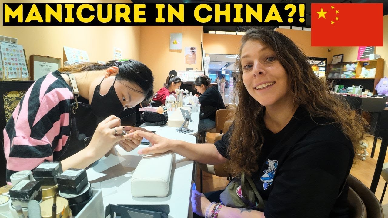 Inside a Nail Salon in China 🇨🇳