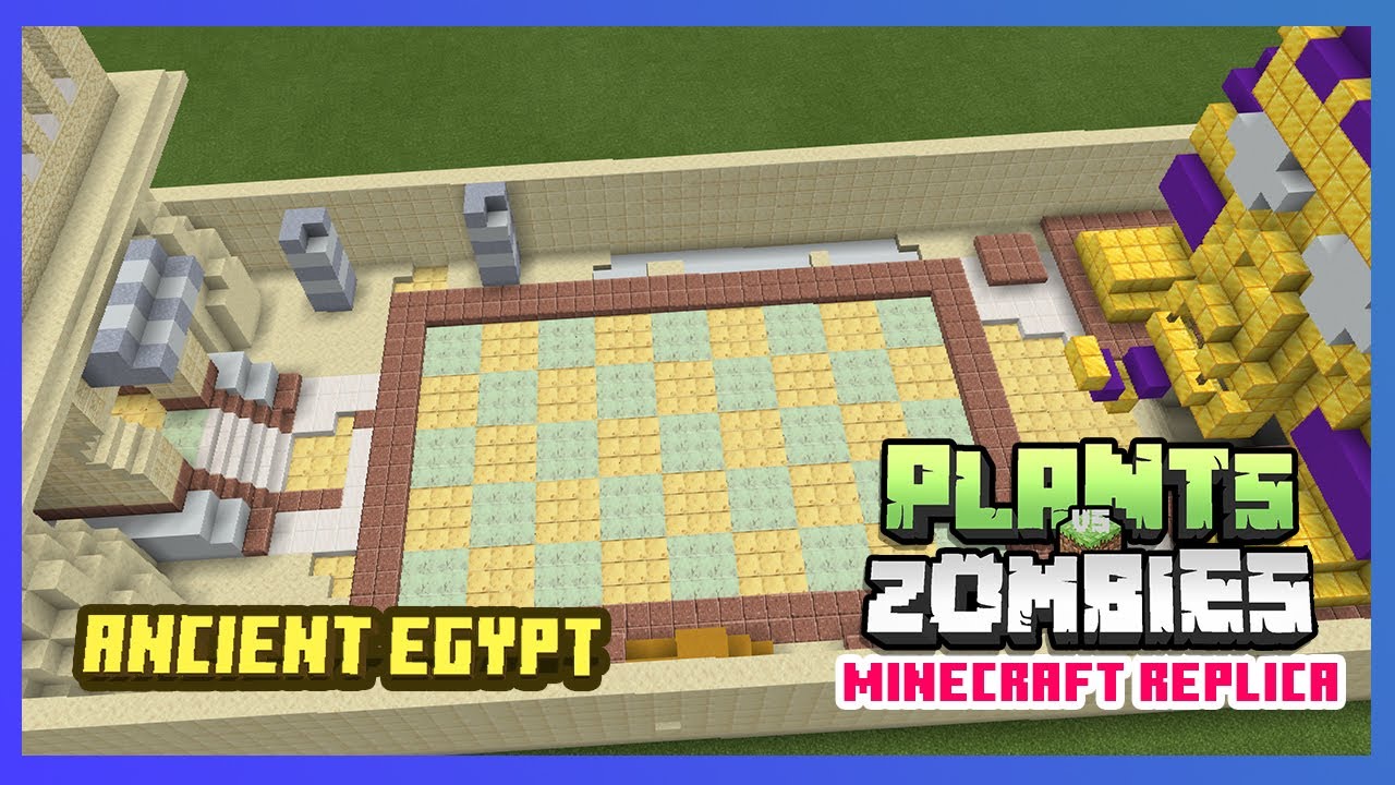 PVZ Ancient Egypt Minecraft Remake | Time-lapse Building #6