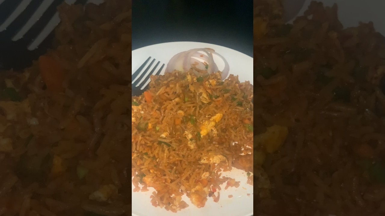 Prawns Schezwan Fried Rice 🍤🍲 