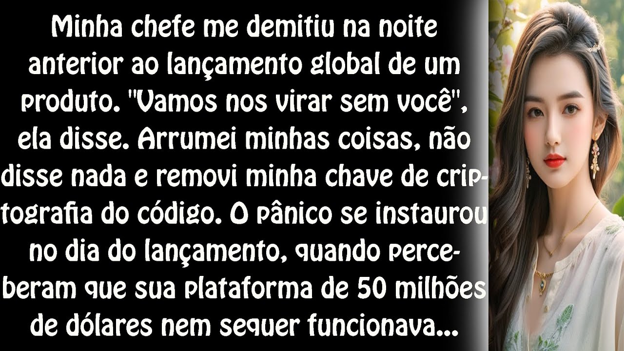 Meu chefe me demitiu antes do lançamento — então eu cancelei*