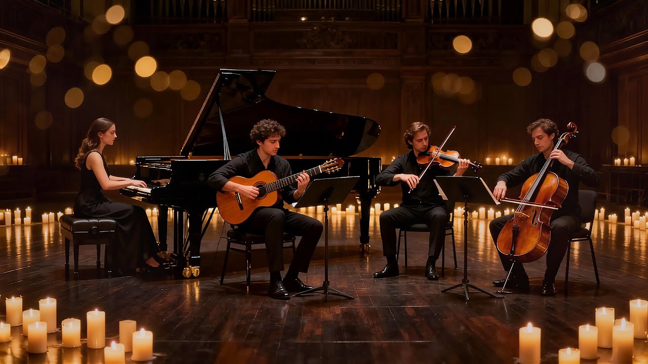 So Quiet, So Lovely 🎻 Gentle Piano, Ethereal Violin & Velvet Cello | Candlelight Concert 🕯️