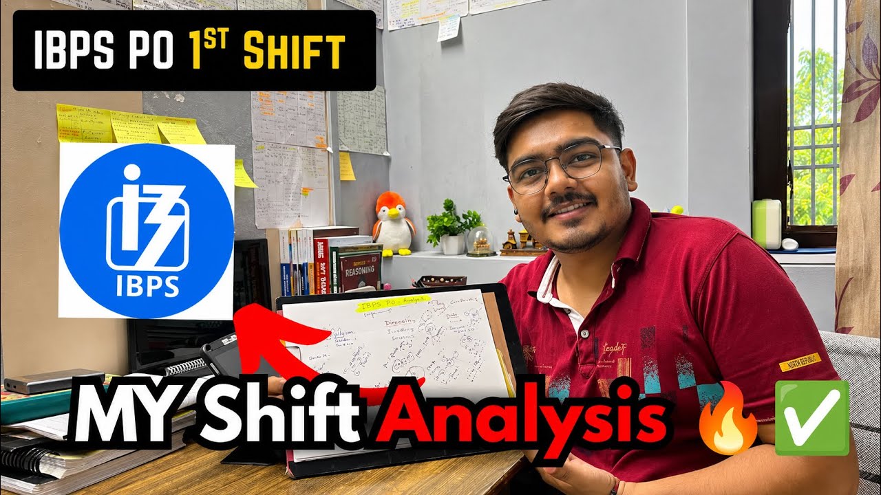 IBPS PO - MY Shift Analysis 🔥✅ | 22 August 1st Shift📚|#ibps #ibpspo 