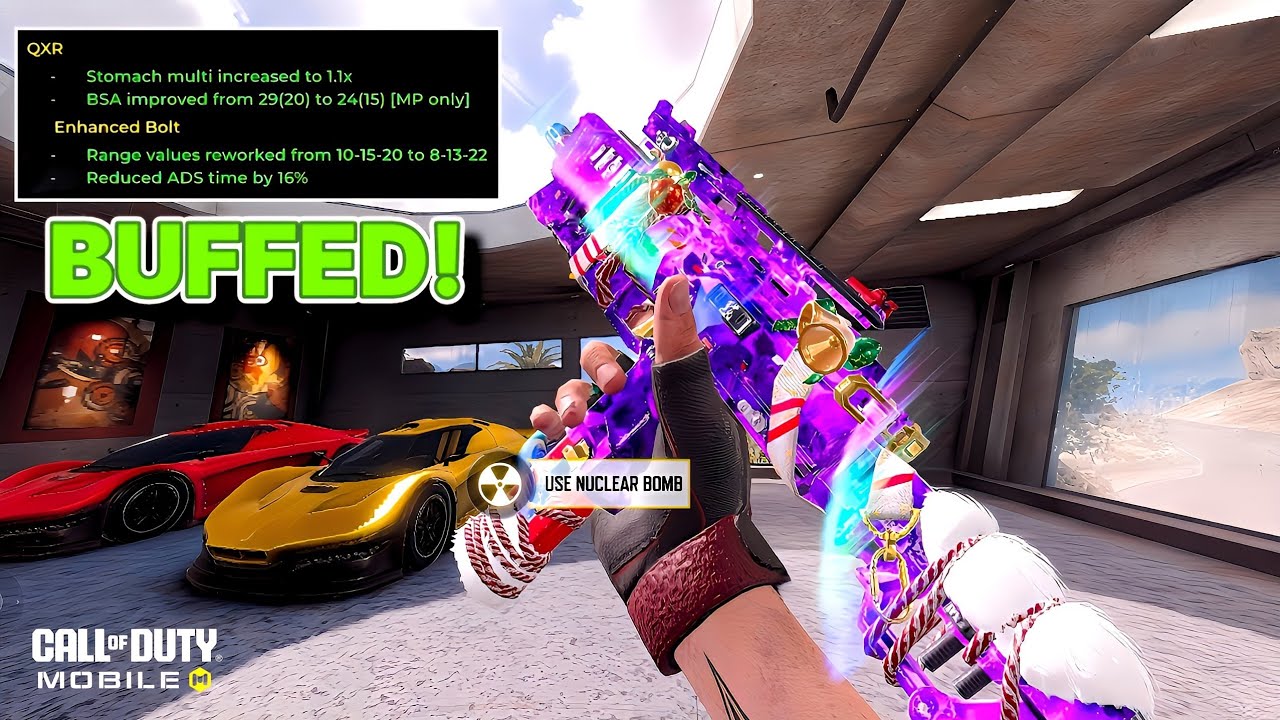 Buffed QXR Is Actually GOOD Now! - BEST QXR Loadout - COD Mobile Multiplayer Gameplay