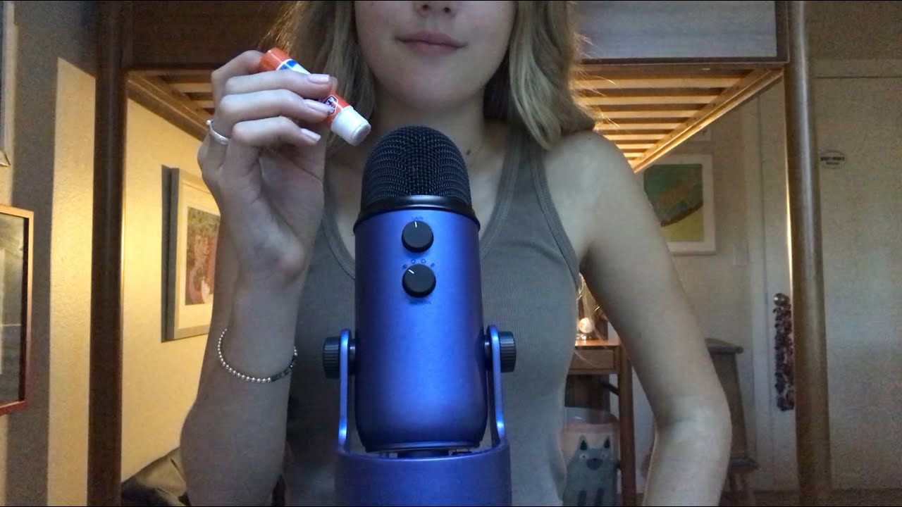 ASMR Glue on The MIC (EXTREME TINGLES)