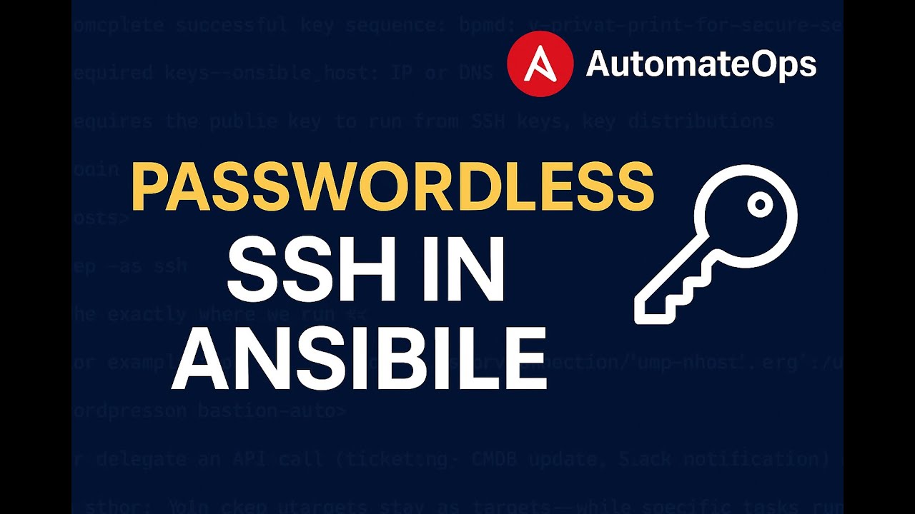 Chapter 18 - Ansible Task Delegation Explained | Passwordless SSH Setup + Real‑World Demo