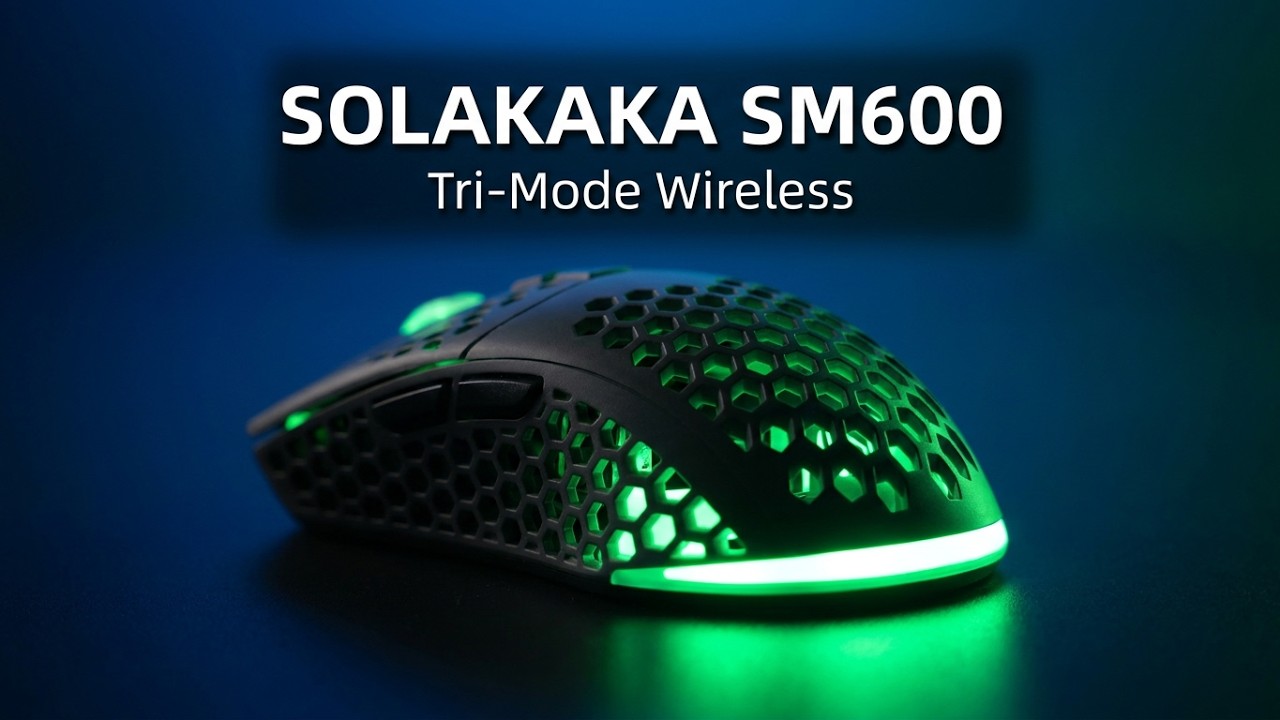 SOLAKAKA SM600 GAMING Mouse Showcase