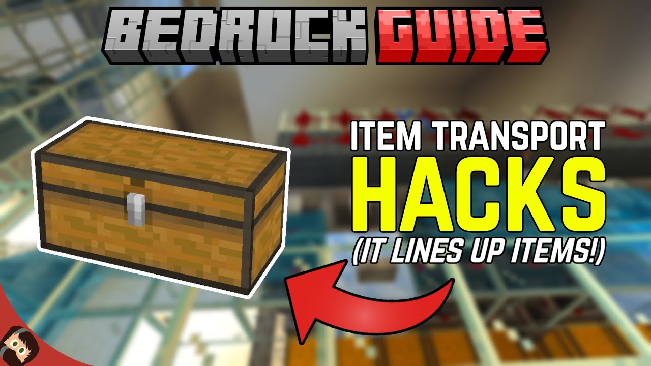 Item Transportation Tricks! | Minecraft Bedrock Guide S3 EP39