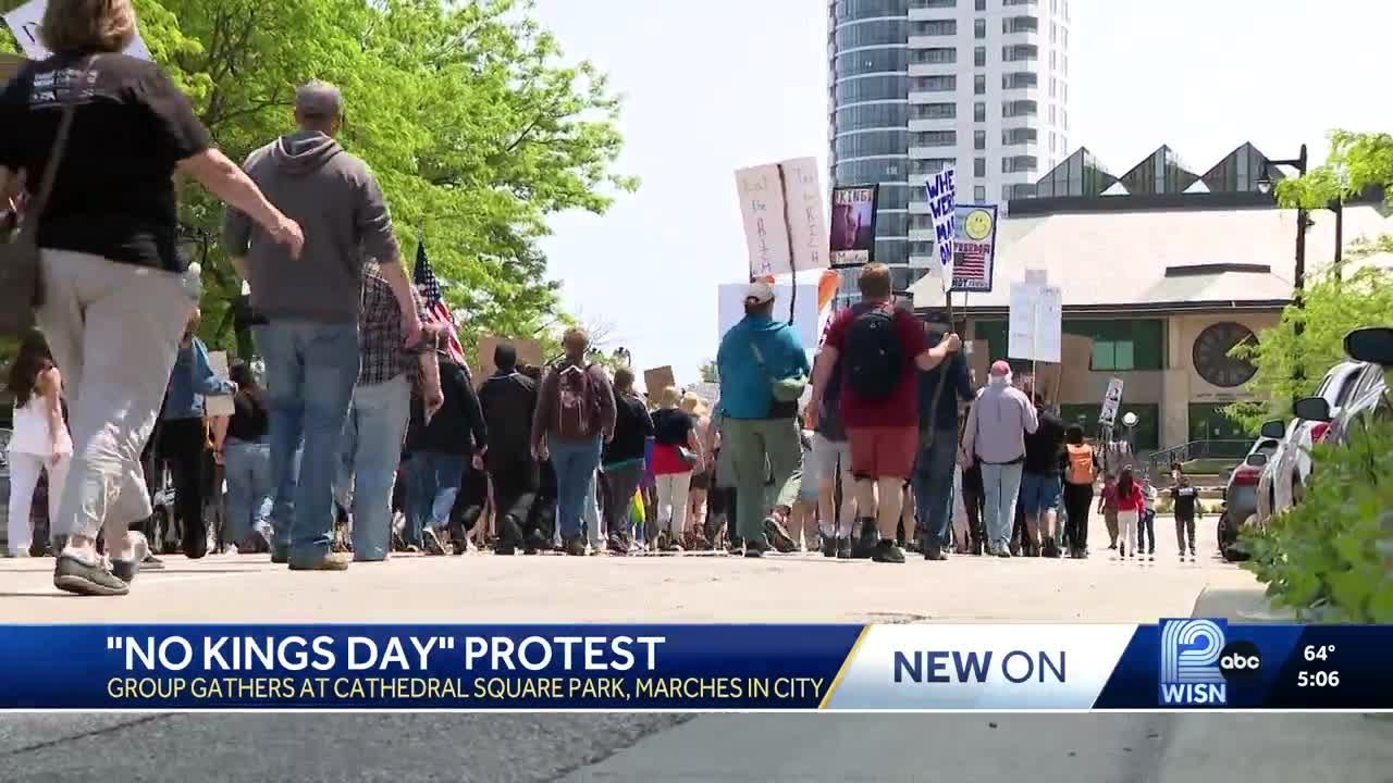 Southeast Wisconsin joins nationwide 'No Kings' protests against Trump