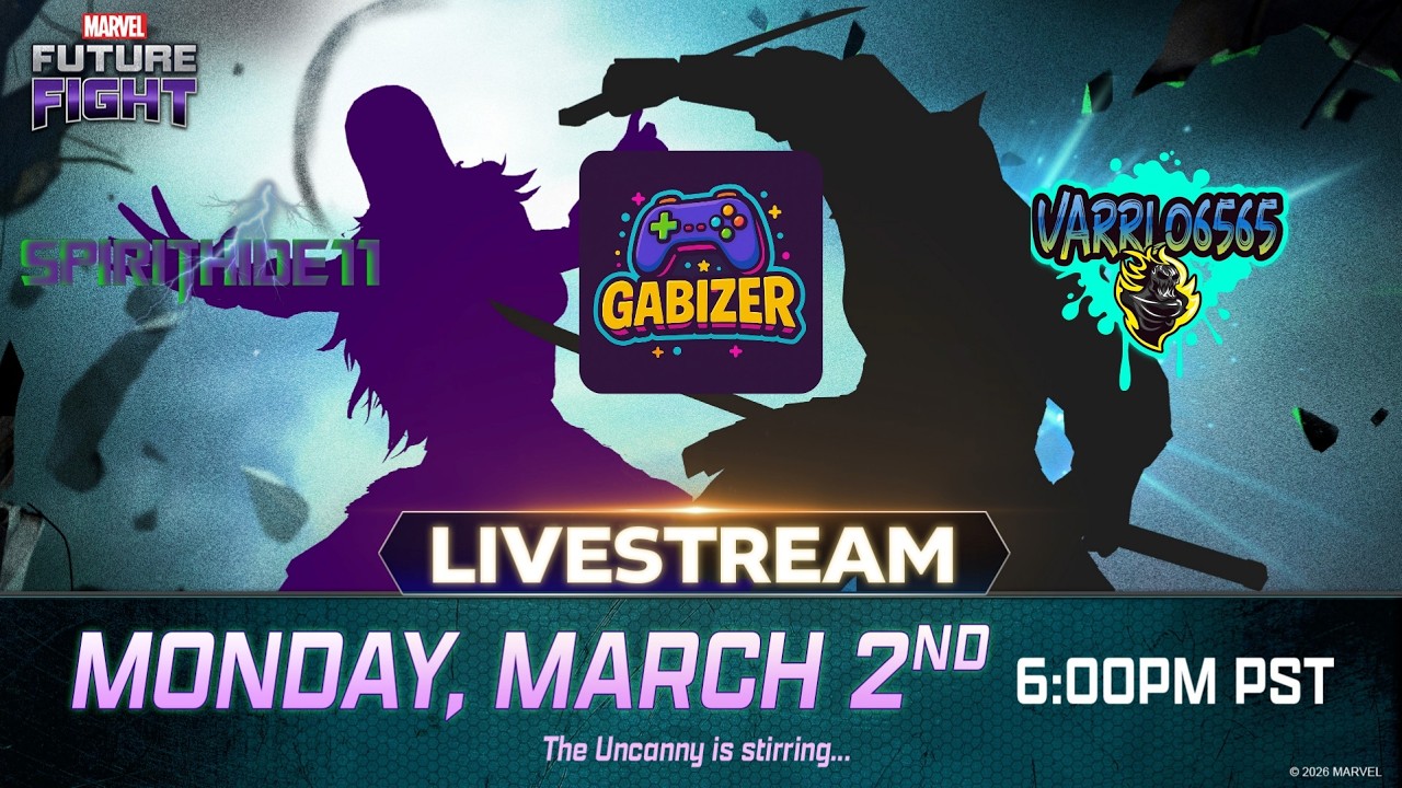MARVEL FUTURE FIGHT || REACCIÓN AL LIVESTREAM CON @varrloYT  @gabizer5648