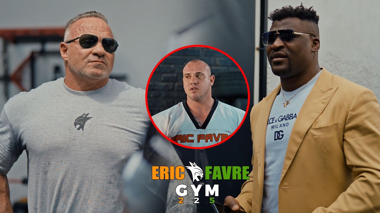 La visite de Francis Ngannou au centre sportif Eric Favre Gym en C&ocirc;te d&rsquo;Ivoire