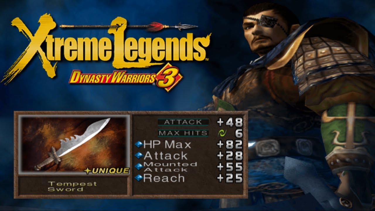 Xiahou Dun - 5th Weapon | Dynasty Warriors 3: Xtreme Legends (4K, 60fps)