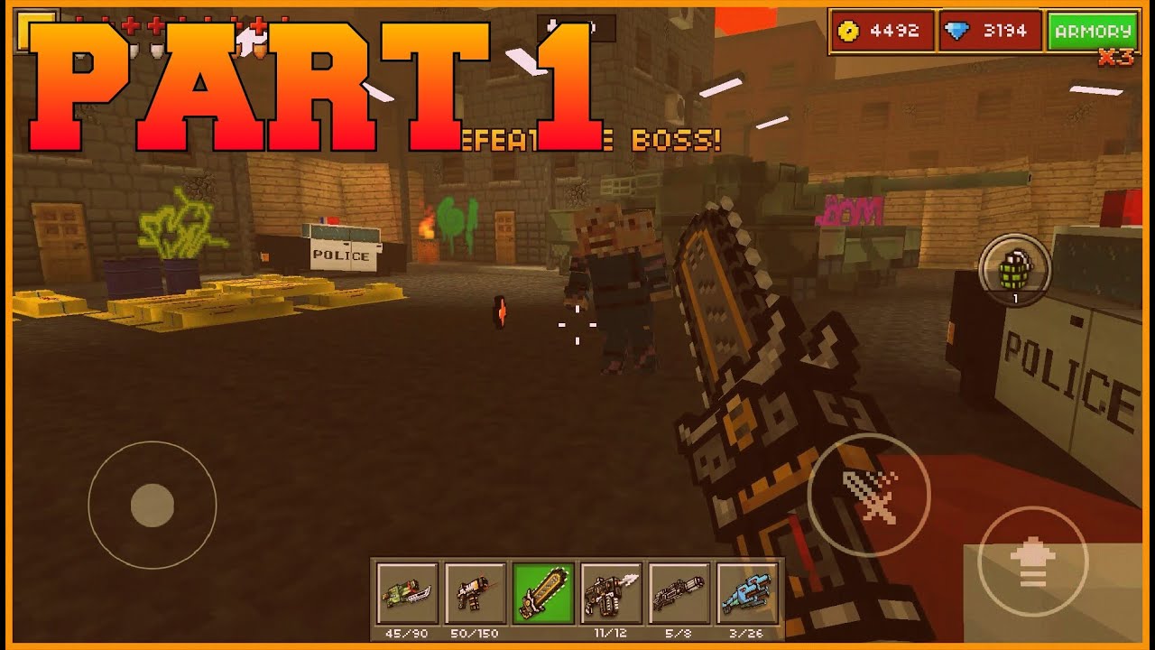 Chainsaw Massacre! - Pixel Gun 3D Campaign (Part 1)