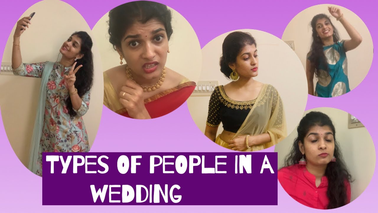 Types of people in a wedding
