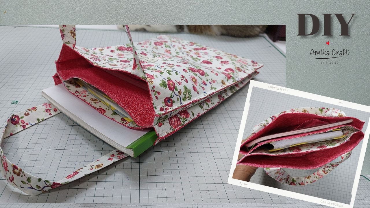 Simple & Easy /DIY Twin Tote Bag  with 5 Pockets / Twin Bag Multipurpose Bag