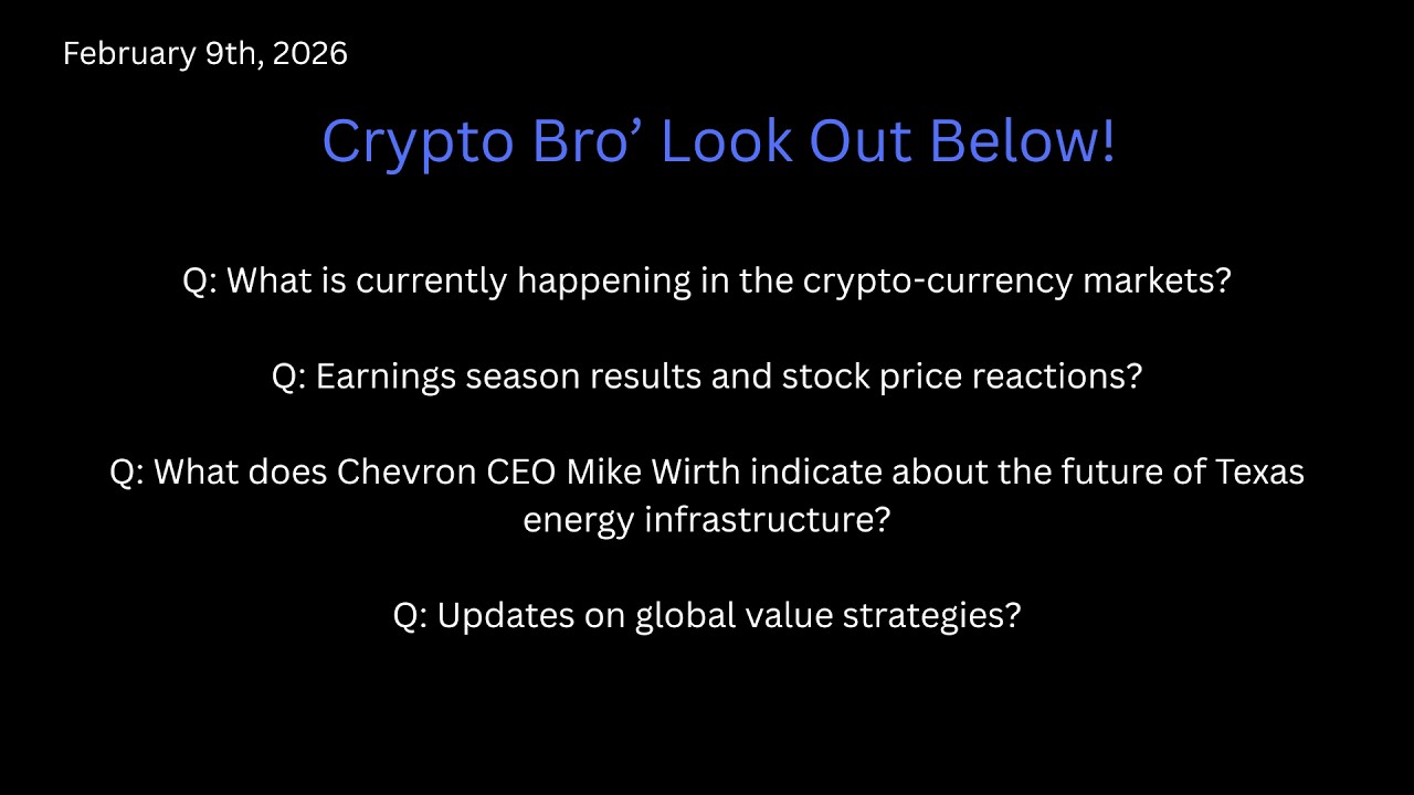 Crypto Bro’ Look Out Below!