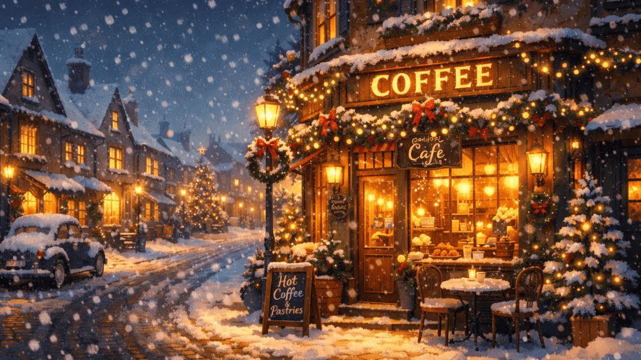 1950s Smoky Jazz Lounge | Relaxing Intimate Jazz & Cozy Winter Ambience