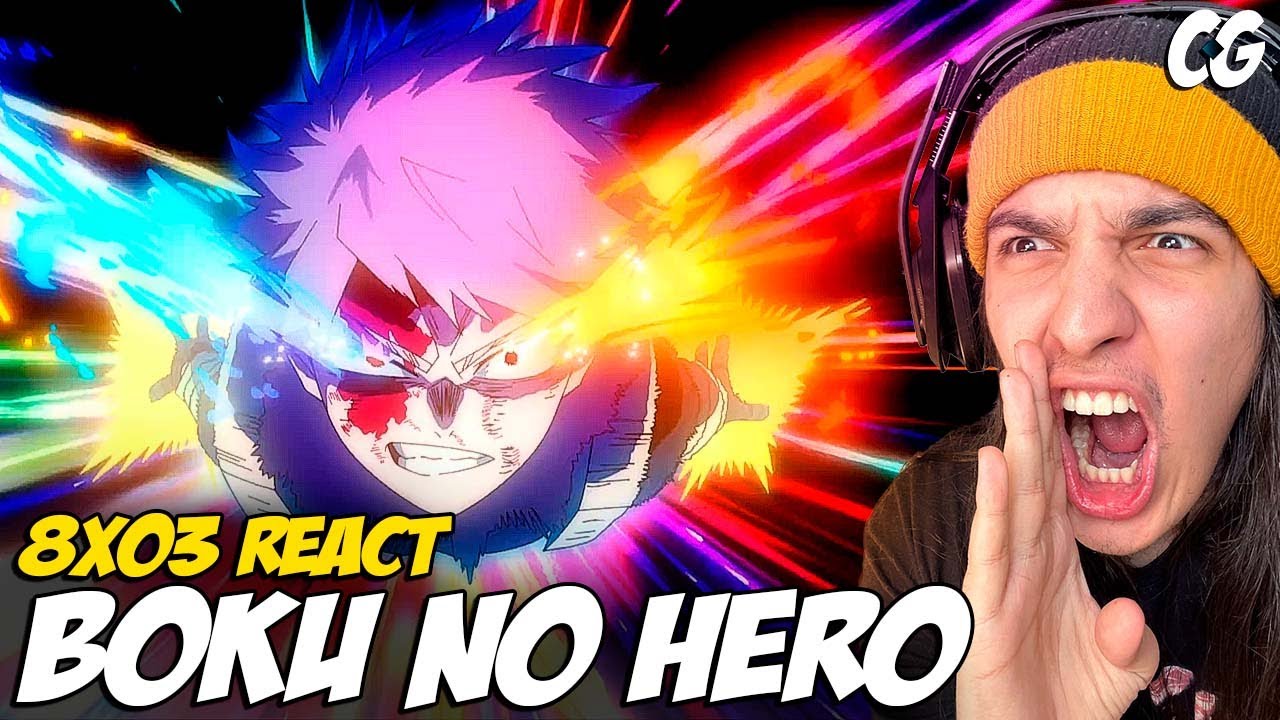 BAKUGO VS ALL FOR ONE!! QUE ANIMAÇÃO ABSURDA!🔥 - React Boku No Hero EP 3 Temp Final
