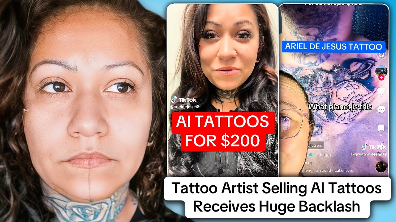 Tattoo Artist Selling AI Tattoos Receives Huge Backlash