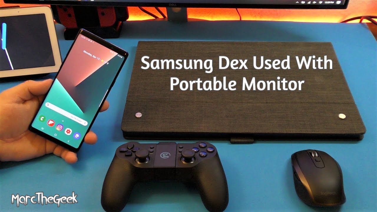Samsung Dex Used With Portable Touch Monitor