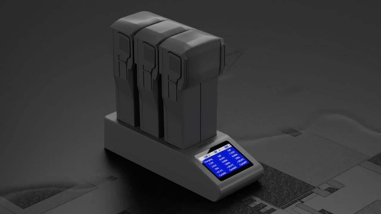 Charging Hub for Mini 4 PRO/Mini 3 Pro Drone Digital Display Butler Charger Flight Battery Charger