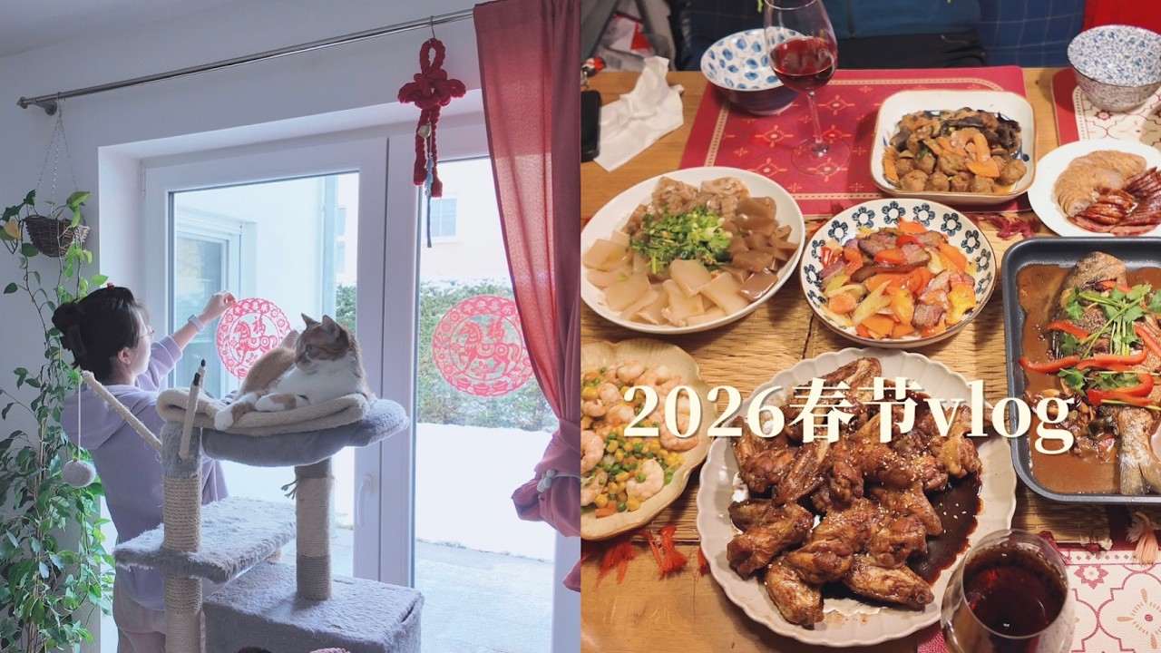獨居生活暫停 | 來德國後第11年的春節vlog🧧 🎊
