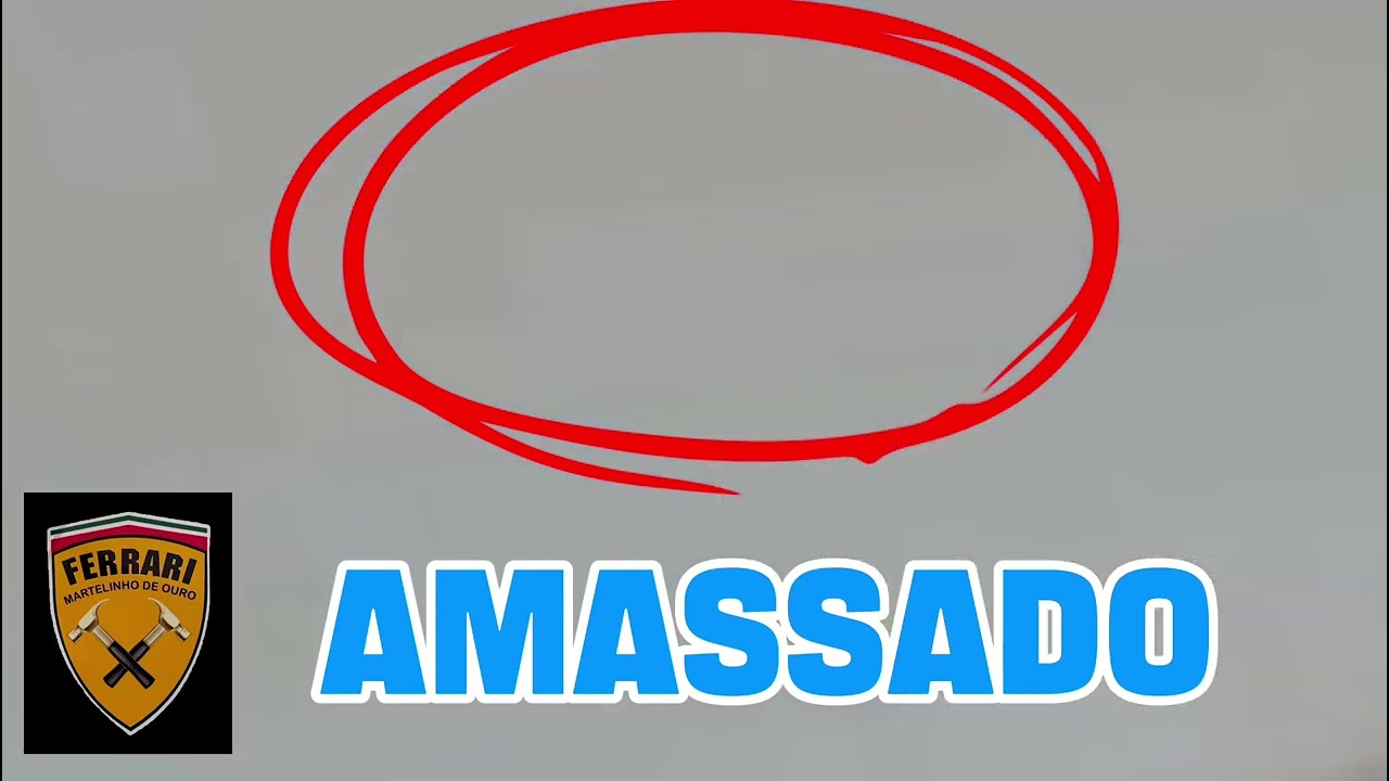 Amassado na tampa traseira FIAT SIENA