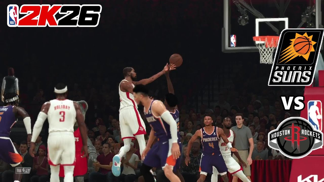 ROCKETS VS SUNS | Season 2025-2026 Full Game Highlights 2K26