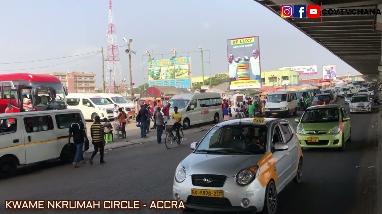 Walking Tour at Circle Accra - Ghana Dubai.