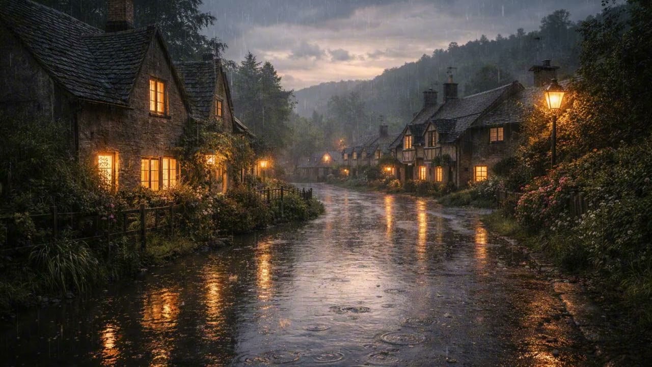 | No Ads.Relaxing Rain Sounds for Deep Sleep .Calm Piano & Rain for Stress Relief and Sleep😴🥱💤