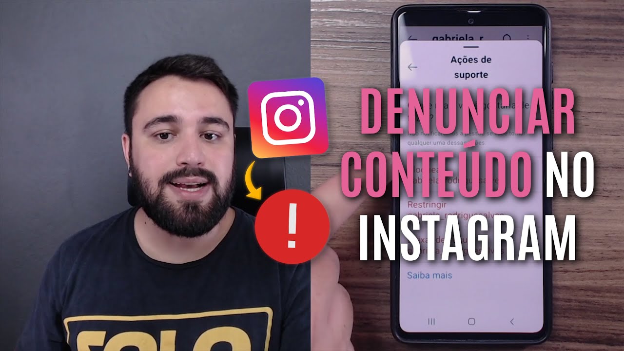 COMO DENUNCIAR PERFIS E POSTAGENS NO INSTAGRAM
