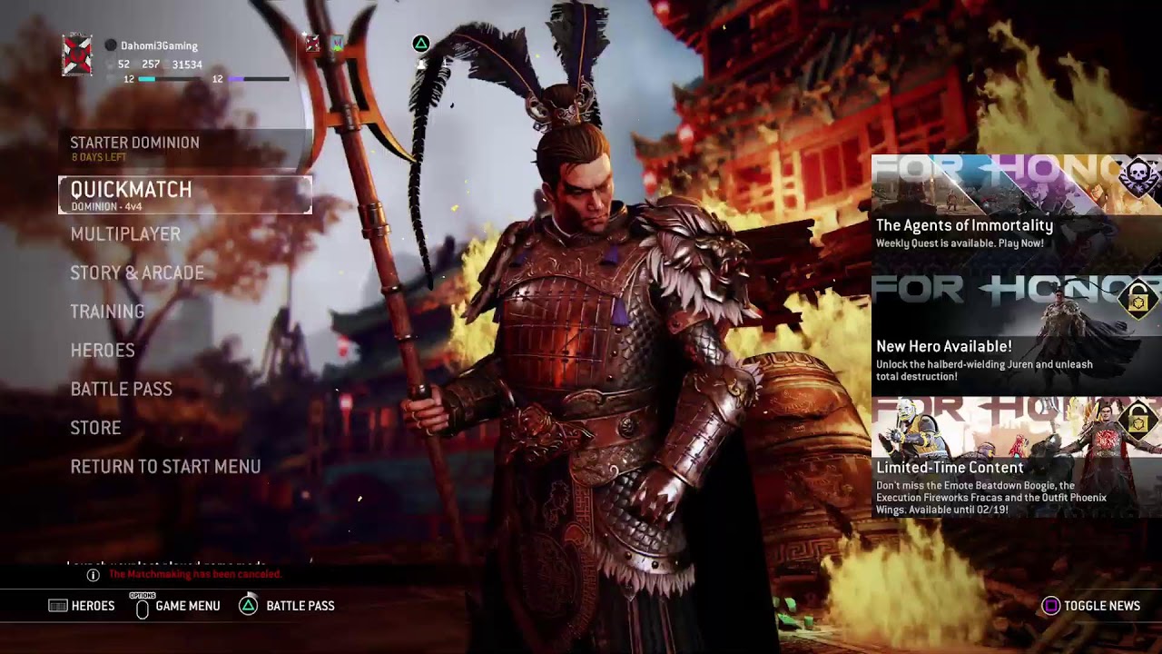 For Honor! LIVE! With Dahomey!