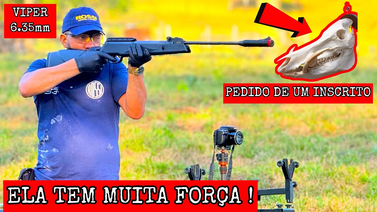 TESTE DE PERFURAÇÃO NO OSSO VIPER 6.35. 