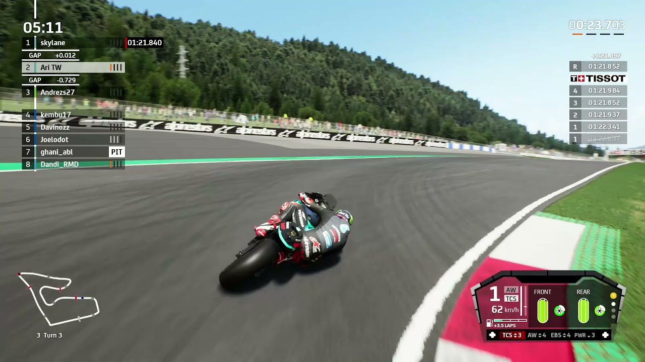 Red Bull Ring Hot Lap + Yamaha Setup (1:21.xxx) - MotoGP 21 PC