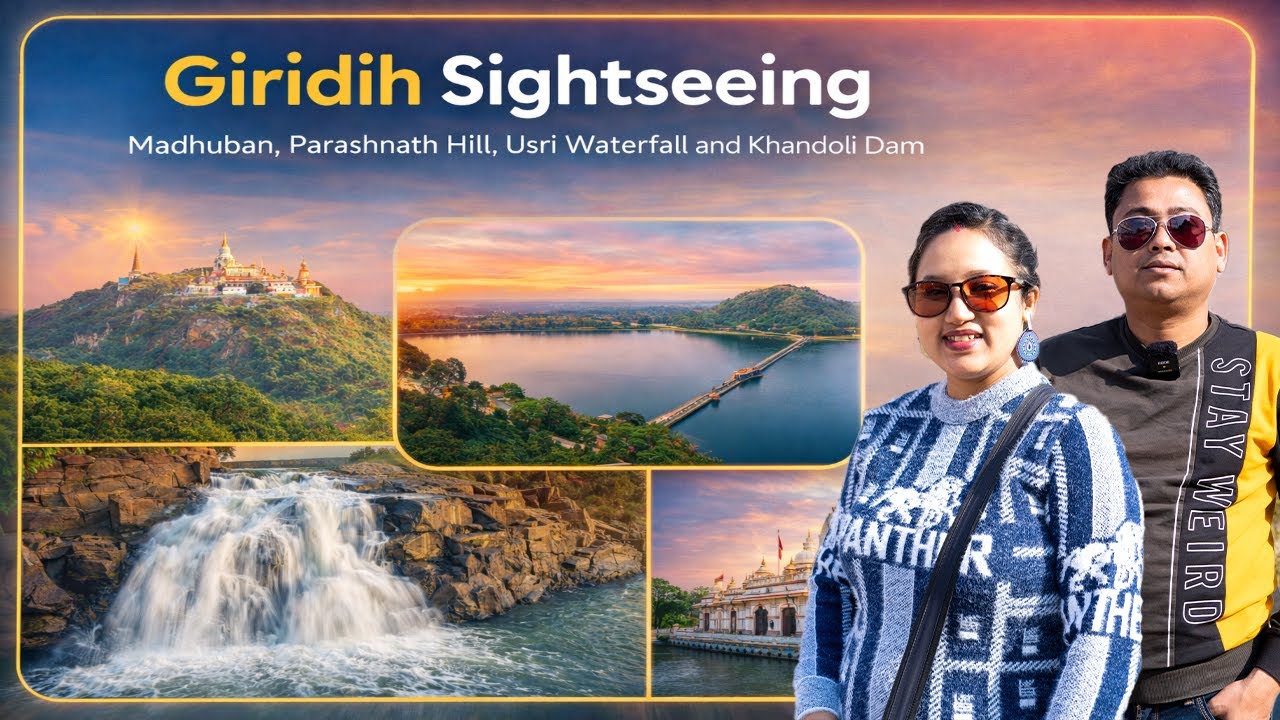 Exploring Giridih: Top Must-Visit Destinations Revealed! | Usri Waterfall, Parasnath Hill, Madhuban