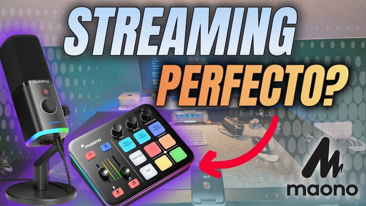 Micrófono Recomendado para streaming MAONO Caster G1 Neo + PD100X:  Revisado En Español🔥