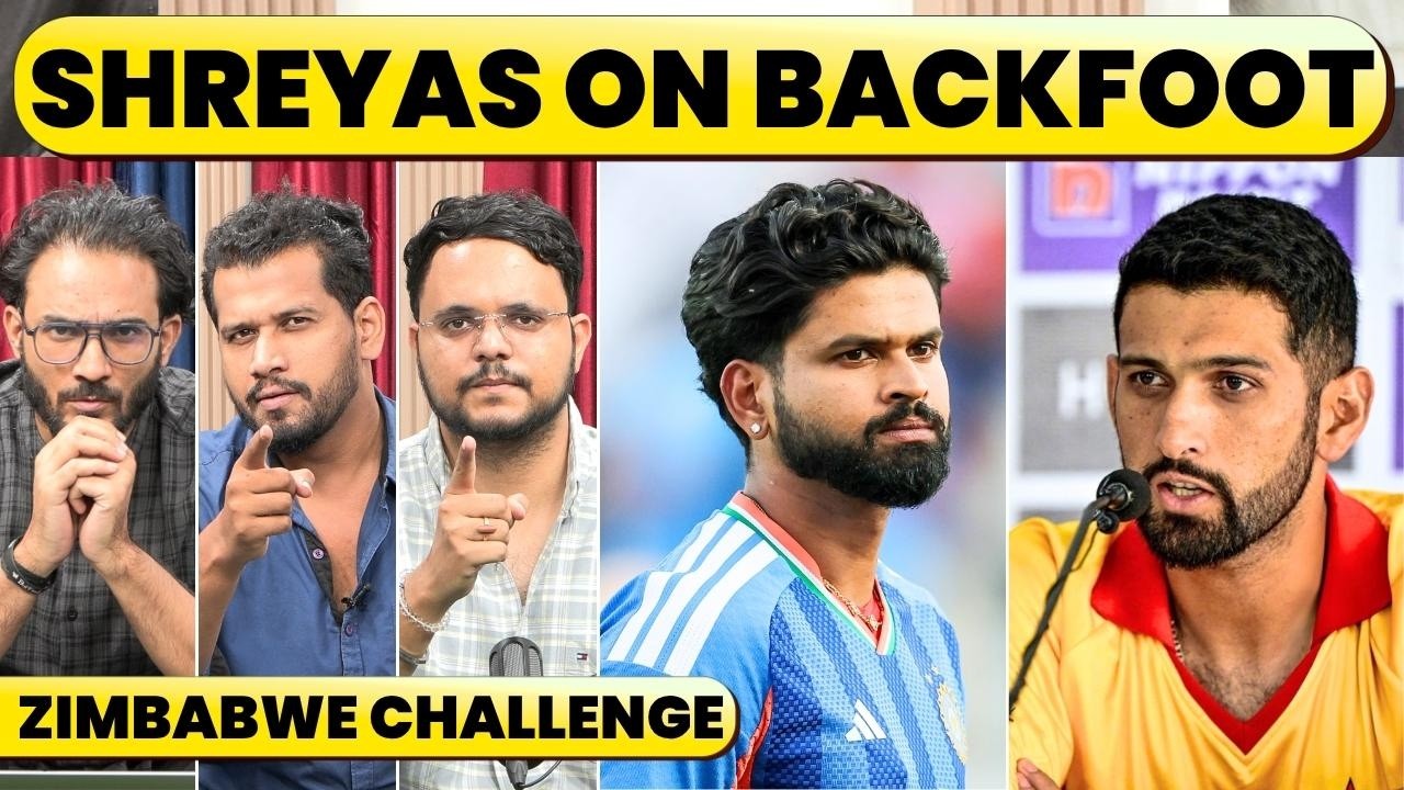 🔴SIKANDAR RAZA&rsquo;s WARNING TO INDIA. INDIA ZIMBABWE EQUAL, SHREYAS IYER DEFENSIVE