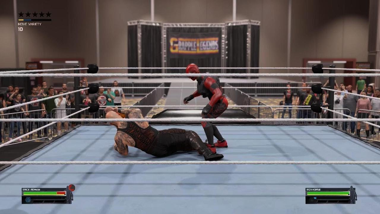 WWE 2K25_ ironhorse vs Eric rowan