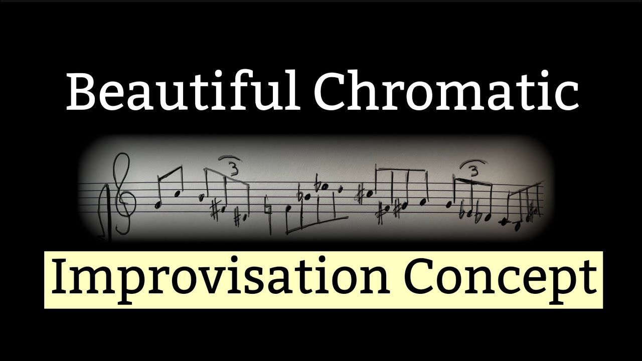 Beautiful Chromatic Piano Improvisation Concept. 🎹