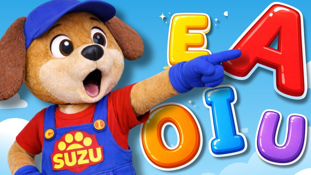 Suzu Aprende las Vocales A E I O U 🐝 Canción Infantil para Niños