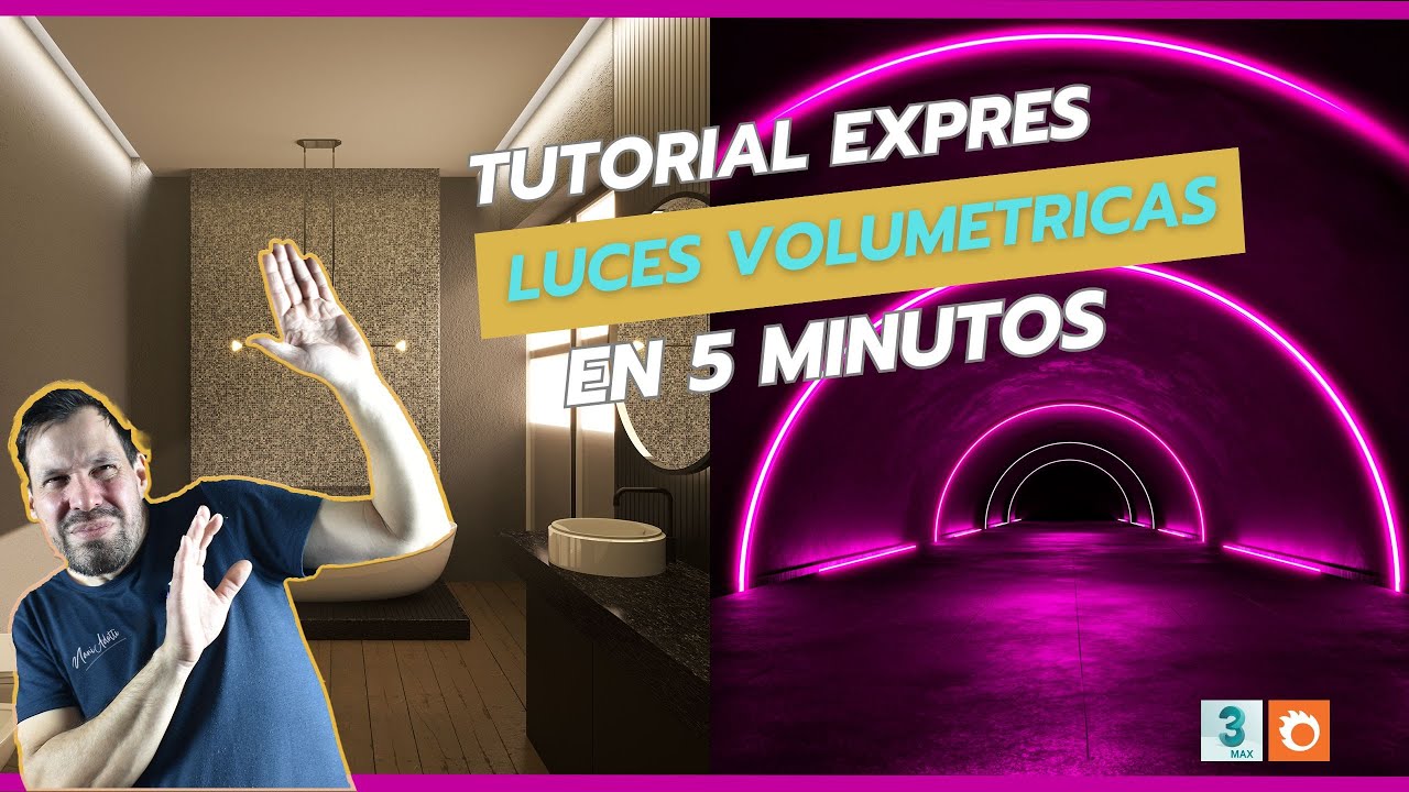 😃 Luces Volumétricas en 3D Max con Corona Render en SOLO 5 Minutos🙂