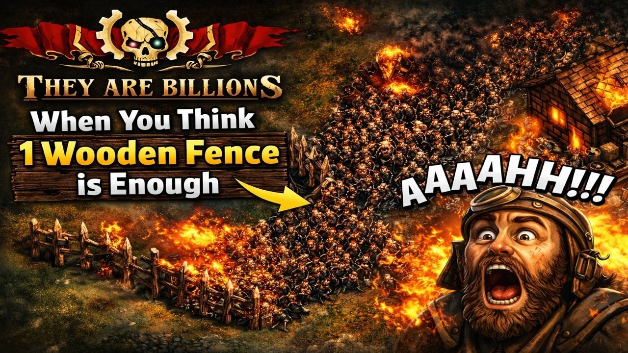 They Are Billions – Wooden Fence Fail gameplay