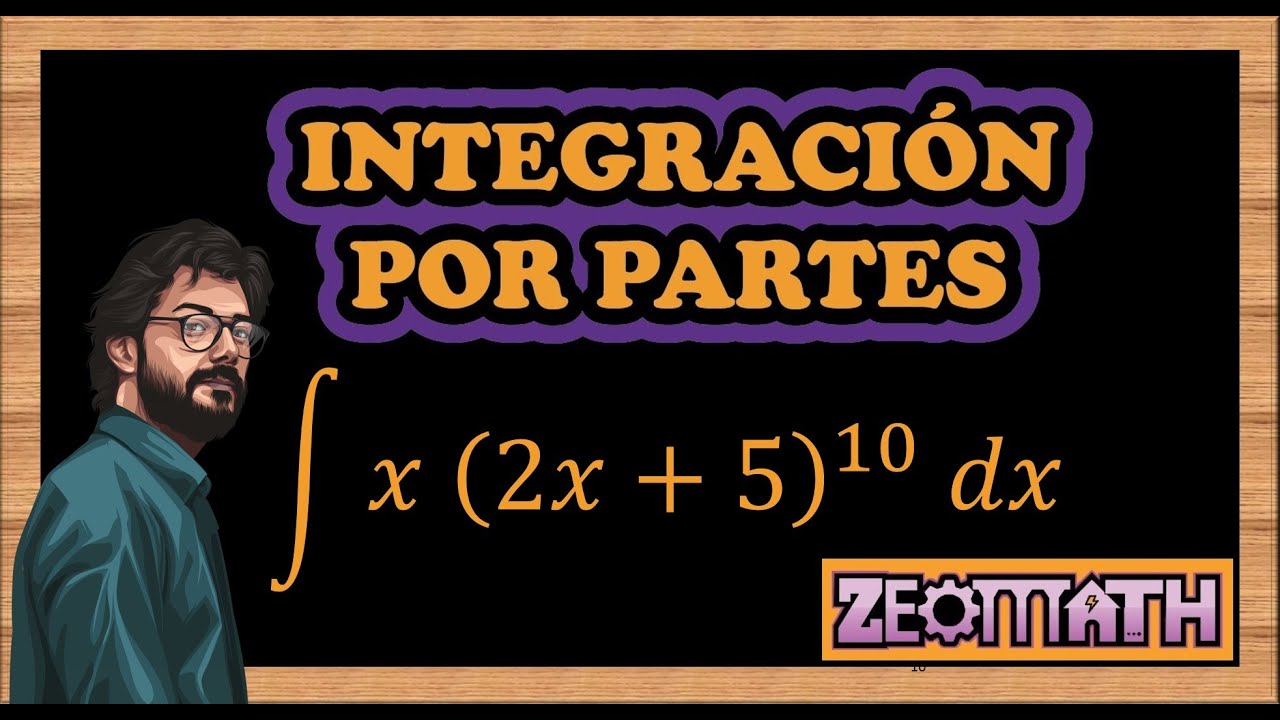 Integración por partes. Ejemplo 10. Integral x (2x+5)^10 dx.