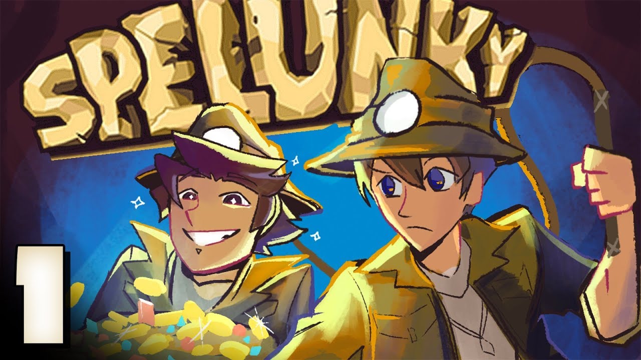 Spelunky Co-op: The  Blue Hedgehog? - EPISODE 1 - Friends Without Benefits