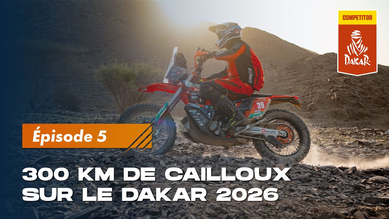 300km de cailloux sur le Dakar 2026