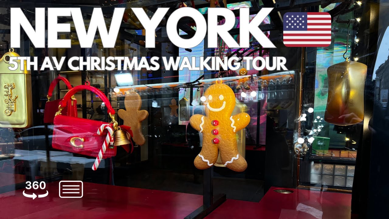 5th Avenue Christmas 360: The Most Beautiful Holiday Windows in NYC!