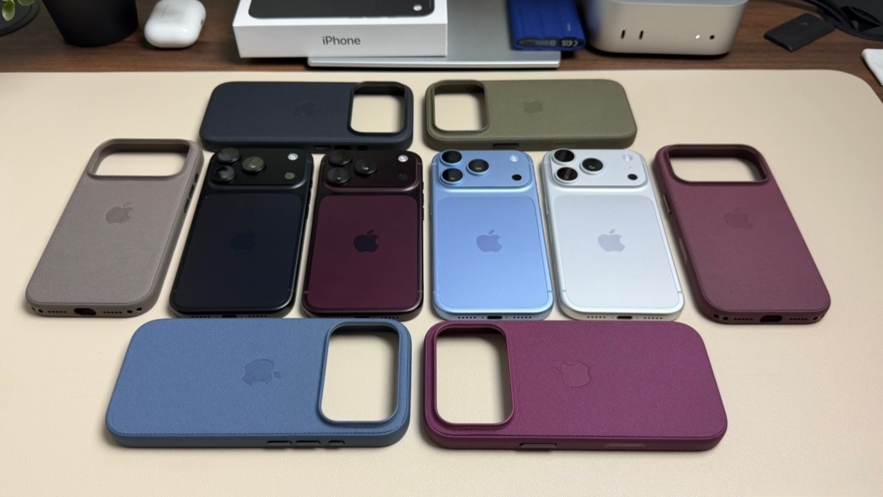 Все цвета чехлов Apple TechWoven и все цвета iPhone 18 Pro!